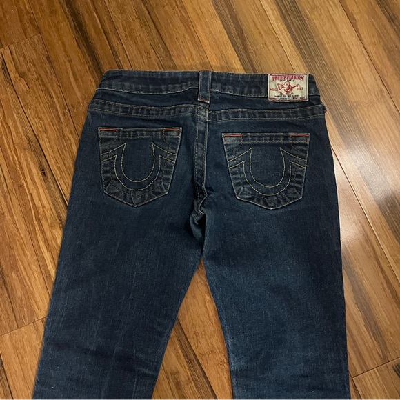 True Religion Johnny Dark Wash sz 25 - Picture 5 of 9